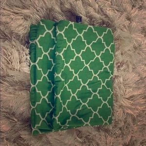 Shamrock colored infinity scarf